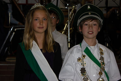Kinderkönigspaar 2012/2013 Lennard Nimscholz und Noell Gartz