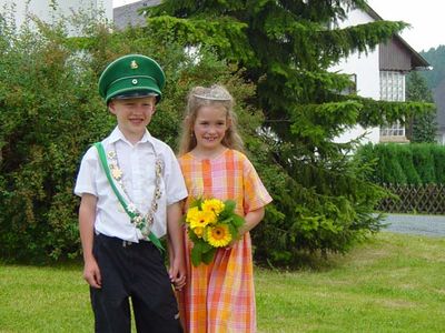 Kinderkönigspaar 2003/2004Fabian Sauerwald und Alina Ittermann