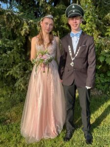 Jungschützenkönigspaar 2026/2027 Jonah Herrmann und Sophia Kromm